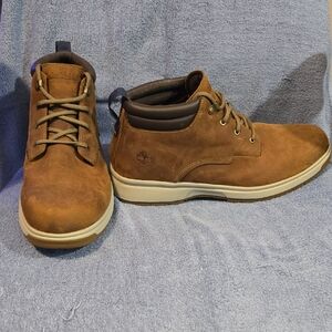 Timberland Men's Tan Leather Chukka Boots